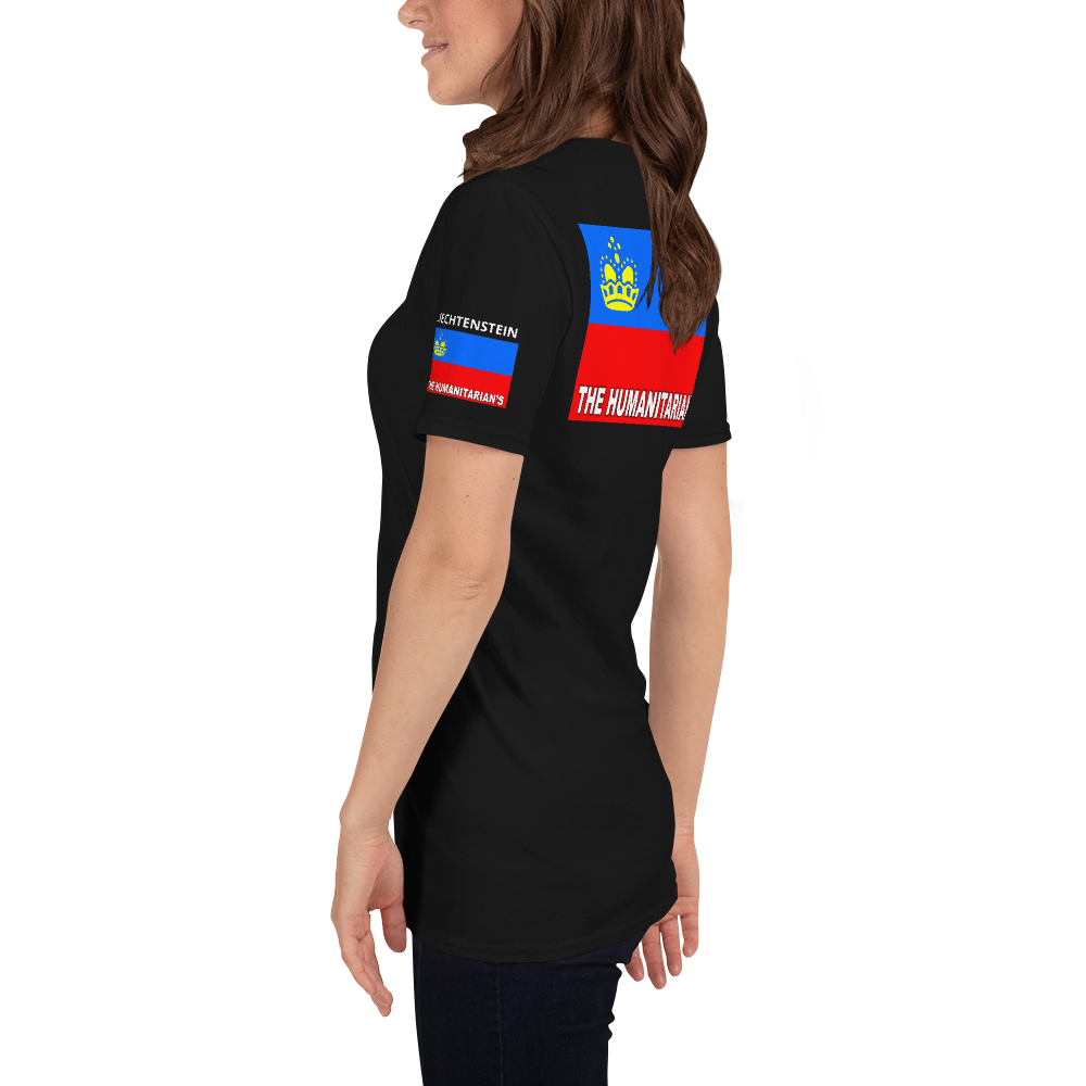 The Humanitarians Apparel- LIECHTENSTEIN - Short-Sleeve Unisex T-Shirt