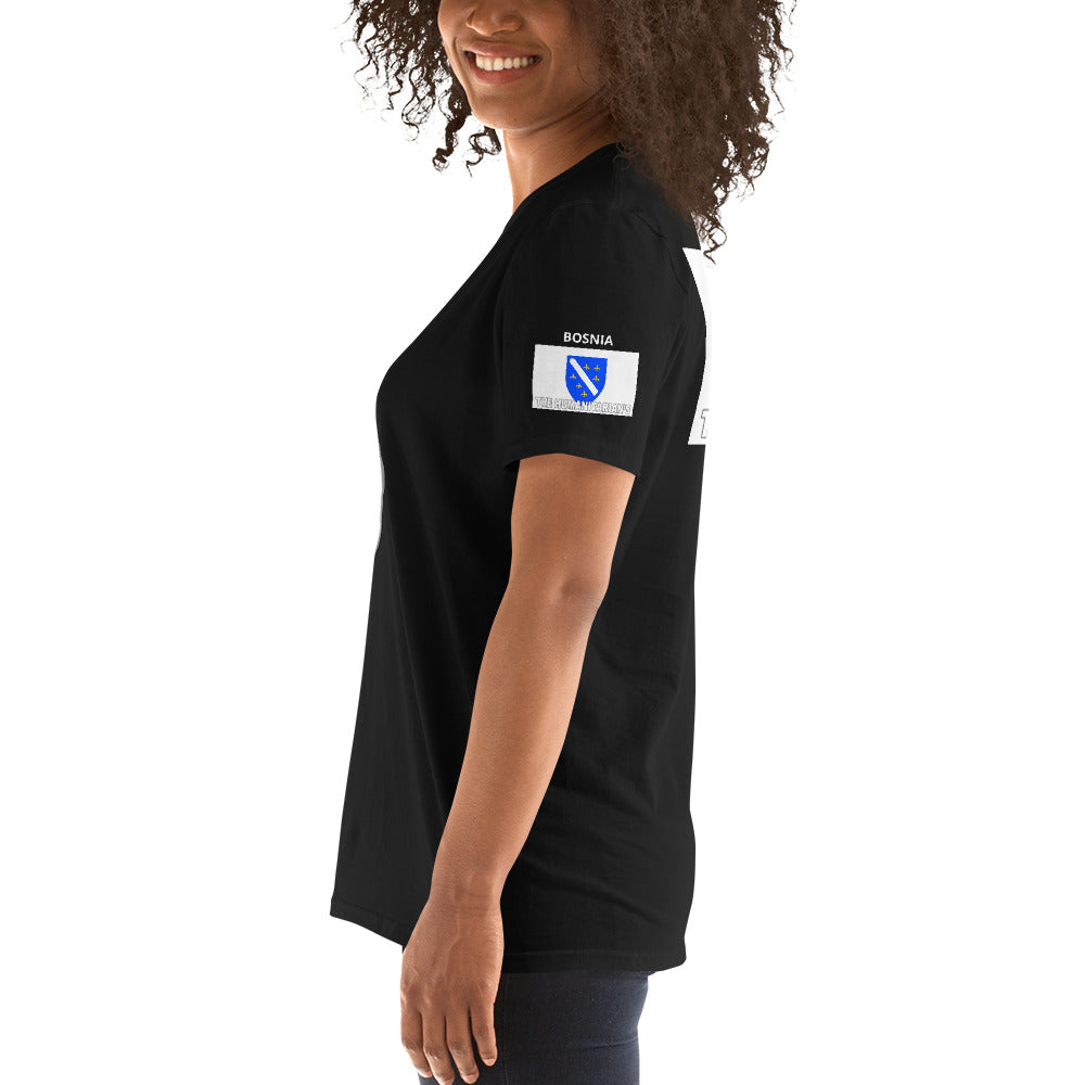 The Humanitarians Apparel - BOSNIA- Short-Sleeve Unisex T-Shirt